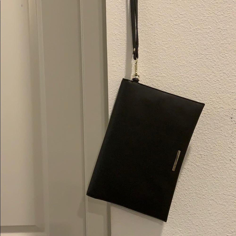 BCBGeneration vegan leather clutch